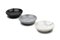 Grey, White, and Black Marble Bowls from FiammettaV Home Collection, Set of 3 1