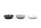 Grey, White, and Black Marble Bowls from FiammettaV Home Collection, Set of 3 2