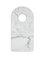 Tabla para cortar de mármol de Carrara con agujero de FiammettaV Home Collection, Imagen 2