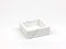 Squared White Carrara Marble Guest Towel Tray from FiammettaV Home Collection 1