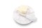 Butter Knife and Plate in White Carrara Marble from Fiammettav Home Collection, Set of 2, Image 2