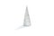 Large White Carrara Marble Decorative Cone from FiammettaV Home Collection, Image 2