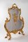Specchio da terra Napoleone III antico in bronzo dorato, Immagine 1