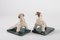 Mid-Century French Ceramic Seal Bookends, 1950s, Set of 2 2