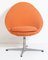 Sedia Mid-Century girevole arancione, anni '50, Immagine 1