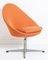 Sedia Mid-Century girevole arancione, anni '50, Immagine 2