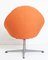 Mid-Century Orange Swivel Chair, 1950s, Image 4