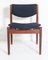 Esszimmerstühle aus Teakholz, 1950er, 4er Set 1
