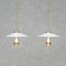 Art Deco Opaline Pendant Lights, 1930s, Set of 2, Image 8