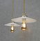 Art Deco Opaline Pendant Lights, 1930s, Set of 2 9