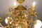 Lampadario antico barocco in ottone e bronzo, Immagine 6