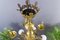 Lustre Baroque Antique en Laiton et Bronze 3