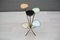 Mid-Century Italian Modern Brass & Multicolored Glass Flower Stand, 1950s 3