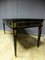 Antique French Leather and Wood Desk, Image 4
