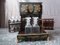 Antique French Brass and Rosewood Tableware 6