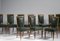 Mid-Century French Bronze and Leather Dining Chairs, Set of 12 7