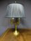 Mid-Century French Bronze and Silk Floor Lamp 1