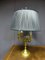 Mid-Century French Bronze and Silk Floor Lamp, Image 2