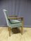 Fauteuils Mid-Century en Noyer et en Velours Vert, France, Set de 2 8