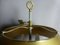 Französische Vintage Tischlampe aus vergoldeter Bronze und Metall 6