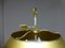 Lámpara de mesa francesa vintage de bronce dorado y metal, Imagen 5