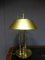 Französische Vintage Tischlampe aus vergoldeter Bronze und Metall 1