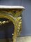 Consolle Luigi XV antica in legno dorato, Francia, Immagine 6