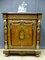 Antikes französisches Napoleon III Sideboard aus Kirschholz, Glas und Holz 8