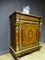 Antique French Cherry, Glass, and Wood Napolean III Sideboard, Image 9