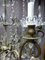 Antiker französischer Kronleuchter aus Bronze und Kristallglas 9