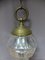 Antique French Bronze and Glass Lantern 4