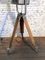 Industrial Iron and Wood Floor Lamp, 1980s 8