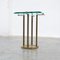Brass and Glass Side Table by Peter Ghyczy, 1970s 4