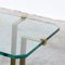 Brass and Glass Side Table by Peter Ghyczy, 1970s, Image 5