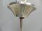 Dreiarmige Vintage Deckenlampe aus Aluminium & Glas, 1970er 7