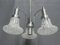 Vintage Three-Arm Aluminum and Glass Ceiling Lamp, 1970s 13