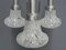 Dreiarmige Vintage Deckenlampe aus Aluminium & Glas, 1970er 8