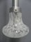 Dreiarmige Vintage Deckenlampe aus Aluminium & Glas, 1970er 11