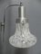 Dreiarmige Vintage Deckenlampe aus Aluminium & Glas, 1970er 14