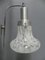 Vintage Three-Arm Aluminum and Glass Ceiling Lamp, 1970s 14