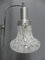 Vintage Three-Arm Aluminum and Glass Ceiling Lamp, 1970s, Image 14