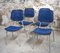 Aluminum and Plastic Dining Chairs, 1950s, Set of 4 6