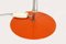 Orangefarbene Tischlampe aus verchromtem Metall von Pavel Grus, 1970er 15
