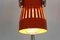 Lámpara de mesa de metal cromado y naranja de Pavel Grus, años 70, Imagen 7