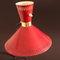 French Red Diabolo Tripod Table Lamp, 1950s, Image 11