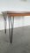 Scandinavian Modern Extending Iron and Teak Dining Table, 1960s 6