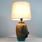 Art Nouveau Danish Ceramic Table Lamp from Ipsen, 1920s 2