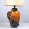 Lámpara de mesa danesa modernista de cerámica de Ipsen, años 20, Imagen 4