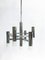 Italian Chrome Plated Chandelier by Gaetano Sciolari for Boulanger, 1970s, Image 1