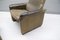 Swiss Buffalo Leather DS-50 Lounge Chair & Ottoman from de Sede, 1970s, Image 13